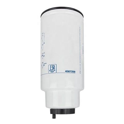 Υδραυλικός προμηθευτής Τροχαία εξαρτήματα κινητήρα Φίλτρο καυσίμου 4587259 με σίδηρο και χαρτί φίλτρου