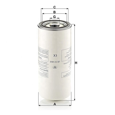 140*305mm Φιλτράρισμα διαχωριστή αερίου για κομπρεσέρ βίδας LB131453 P782909 A10525274