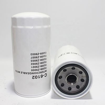 Μέρη κινητήρα φορτηγού C-6102 Ελκυστικό φίλτρο λιπαντικού πετρελαίου με προηγμένη τεχνολογία φίλτρωσης