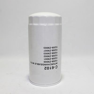 Μέρη κινητήρα φορτηγού C-6102 Ελκυστικό φίλτρο λιπαντικού πετρελαίου με προηγμένη τεχνολογία φίλτρωσης