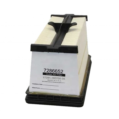 DBA5307 Συγκρότημα φίλτρου αέρα φορτηγού επιδόσεων με χρήση φίλτρου στοιχείων χαρτιού από ίνες γυαλιού