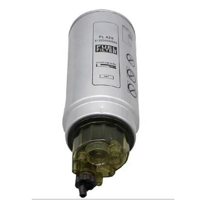 P550778 Φίλτρο διαχωριστή καυσίμου και νερού για τα μέρη ντίζελ ελκυστήρων PL270 PL420 Φίλτρο χαρτιού σιδήρου